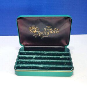 Vintage Farrington Turquoise Jewelry Box